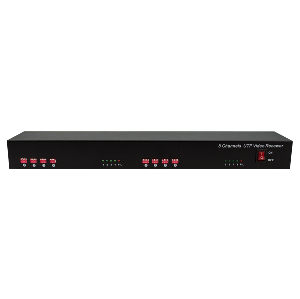8 Channel Video Balun active receiver, with RJ45 connector 3937ft.l - Image 2