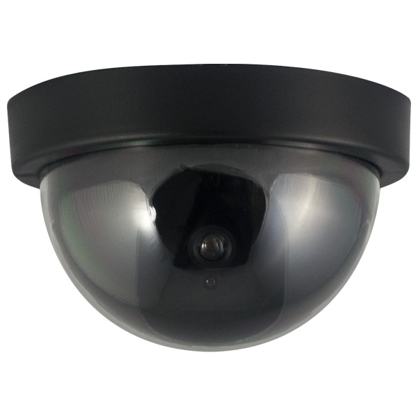 Dummy Dome Camera for Indoor. Operates with batteries, ABS Dummy Dome Camera for Indoor. Operates with batteries, ABS