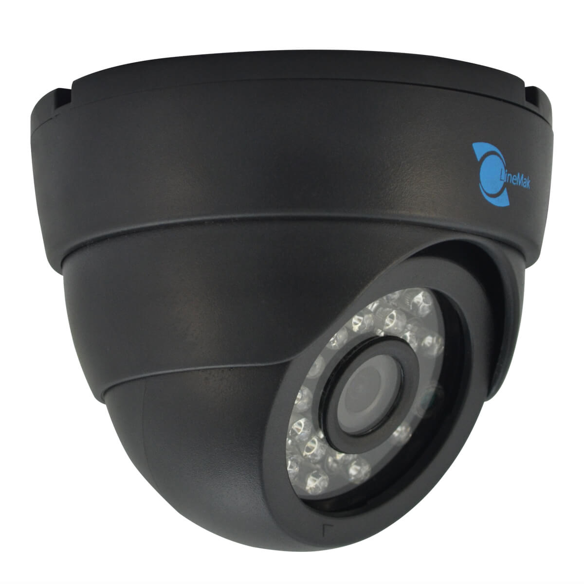 IR Dome Camera, HDIS CMOS Sensor, 700TVL, 3.6mm lens, 24 LEDs, 65ft IR