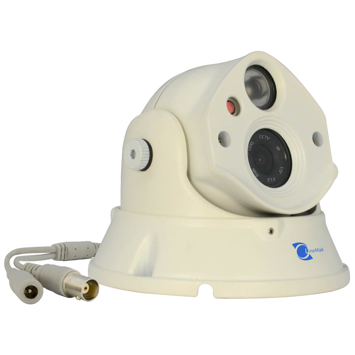 Vandalproof Dome camera, SONY CCD Sensor 700TVL, 6mm lens, 1 LED Arra - Image 7