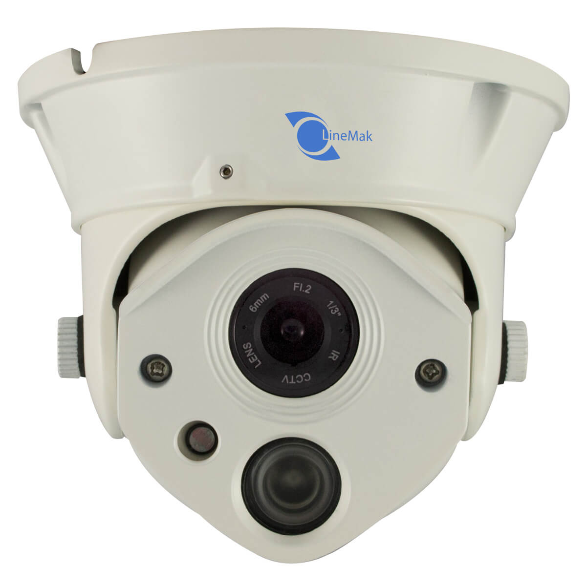 Vandalproof Dome camera, SONY CCD Sensor 700TVL, 6mm lens, 1 LED Arra - Image 2