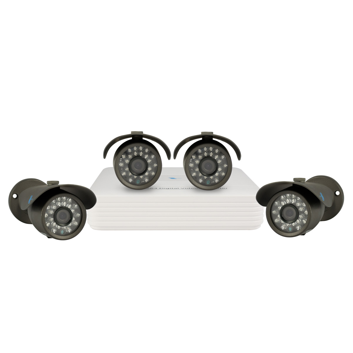 Kit of 4 cameras, SONY CCD Sensor, 700TVL, OSD menu, H264/G711A, D1