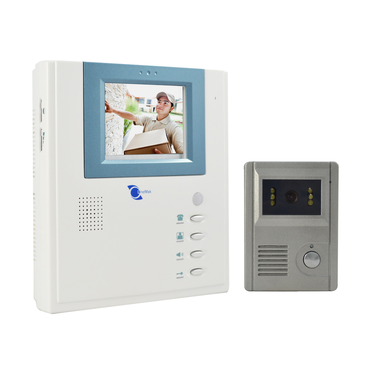 Video Intercom System with LCD screen 4 and camera CMOS Sensor 1/3