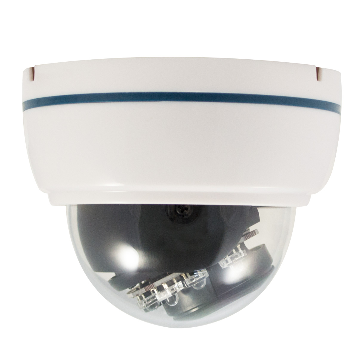 IR Dome camera 1/2.9 CMOS 1.0Mp/720p 2.8-12mm lens 8pcs LED 49ft IR - Image 2