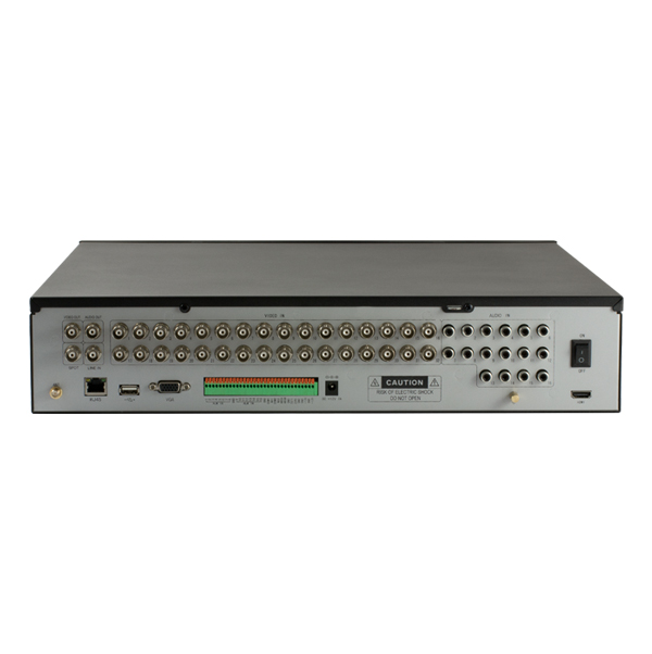 32 Channel DVR, H.264, BNC/VGA/HDMI, 16 Audio-in/1 Audio-out - Image 3