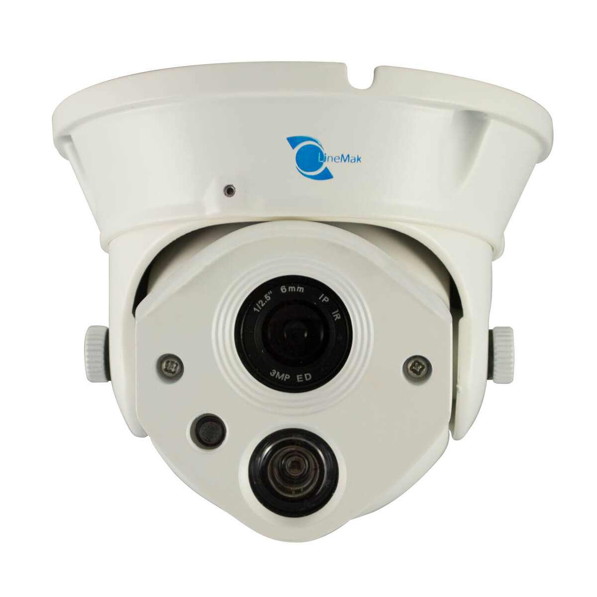 Vandalproof Dome camera, HDIS CMOS Sensor, 1200TVL, 6mm lens, 1 LED. - Image 2