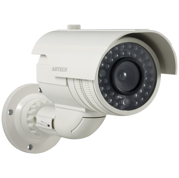 Dummy Bullet Camera for Outdoor. Operates with batteries, ABS material