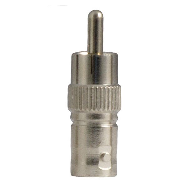 BNC connector female to RCA male stainless steel. - Image 3