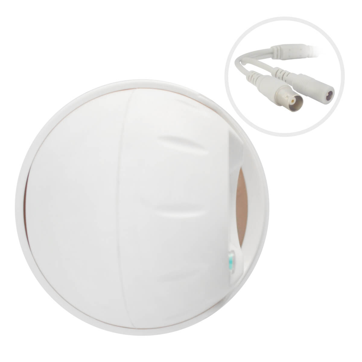 Waterproof Dome camera 1/4 HDIS CMOS 700TVL 3.6mm lens 1 LED 82ft IR - Image 5
