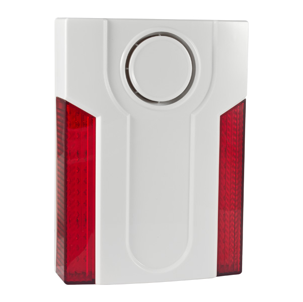 Siren wireless with audio/light indoor/outdoor