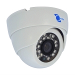 Dome camera, Sensor 1/3 CMOS, 800TVL, 6mm, 23pcs LEDs.