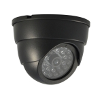 Dummy Dome Camera for Indoor. Operates with batteries, ABS