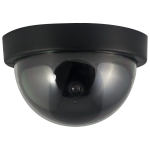 Dummy Dome Camera for Indoor. Operates with batteries, ABS