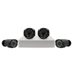 Kit 4 cameras, CMOS Sensor, 30 LEDs, 33ft~49ft IR, H264, ONVIF