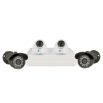Kit of 4 cameras, HDIS CMOS Sensor, 900TVL, H264/G711A, D1, Pentaplex