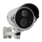 Bullet camera 1/3 HD Sensor 800TVL 8mm lens 1 LED Array 131-196ft IR