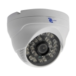 Dome camera 1/3 CMOS Pixelplus 1.0Mp/720p 3.6mm 30 LEDs, 82 fts IR