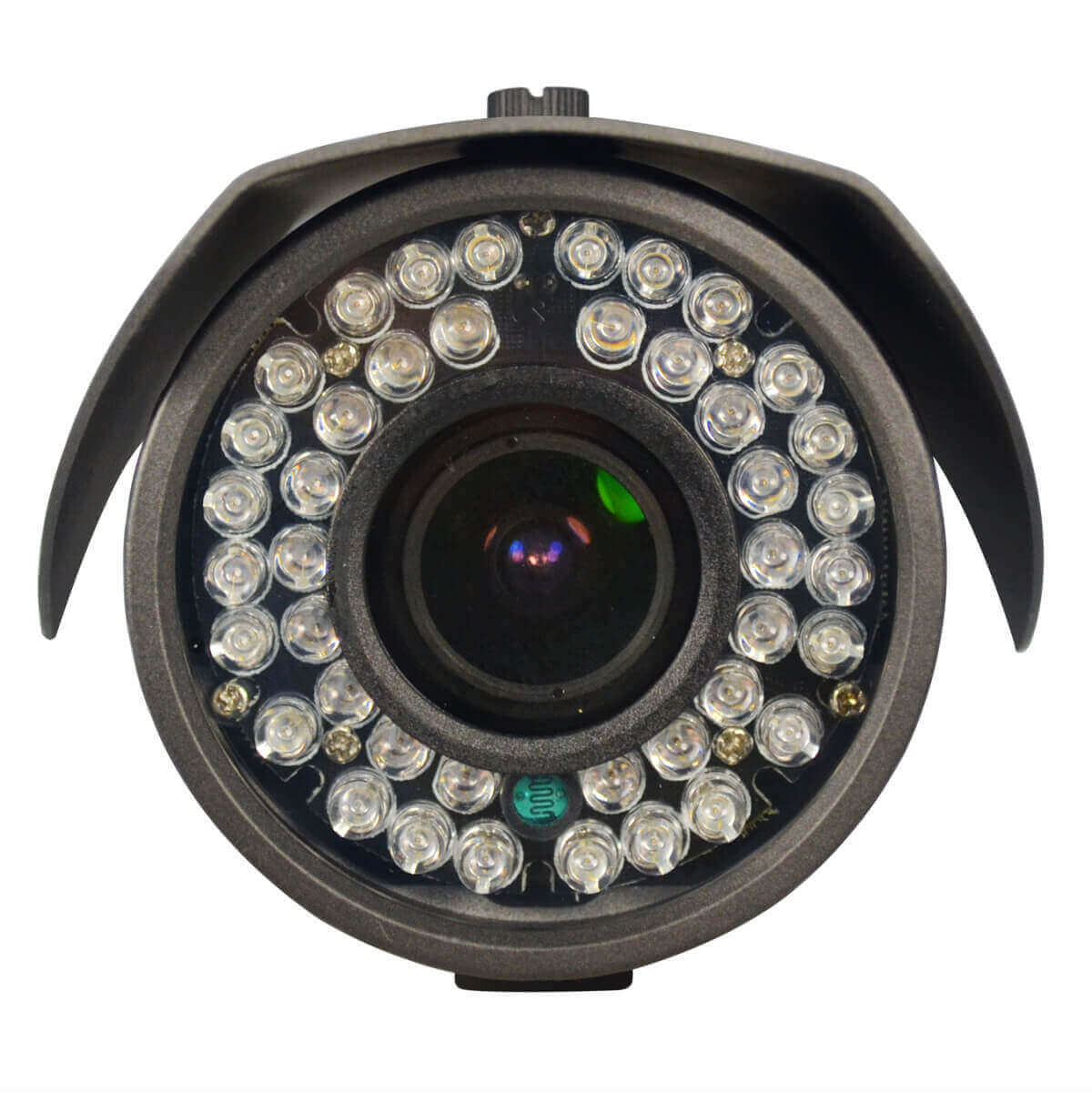 Camara Bazuca IP, 1.3Mp, lente varifocal, 42 LED, 10-15m IR, PoE