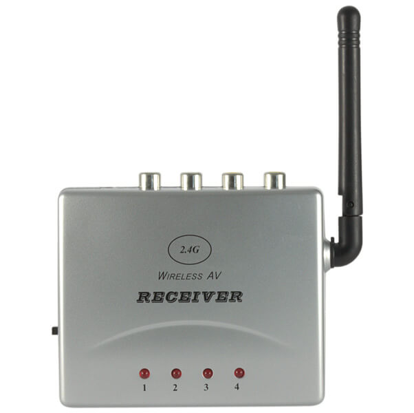 Camara inalambrica con receptor, alcance efectivo 100m, frecuencia 2.4Ghz.