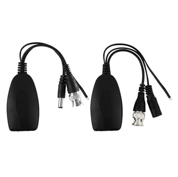 Video Balun pasivo con poder, 300metro / 1000ft