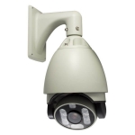 camara para exteriores tipo domo ptz alta velocidad, ccd sony 650tv, zoom 22x, 9 leds array